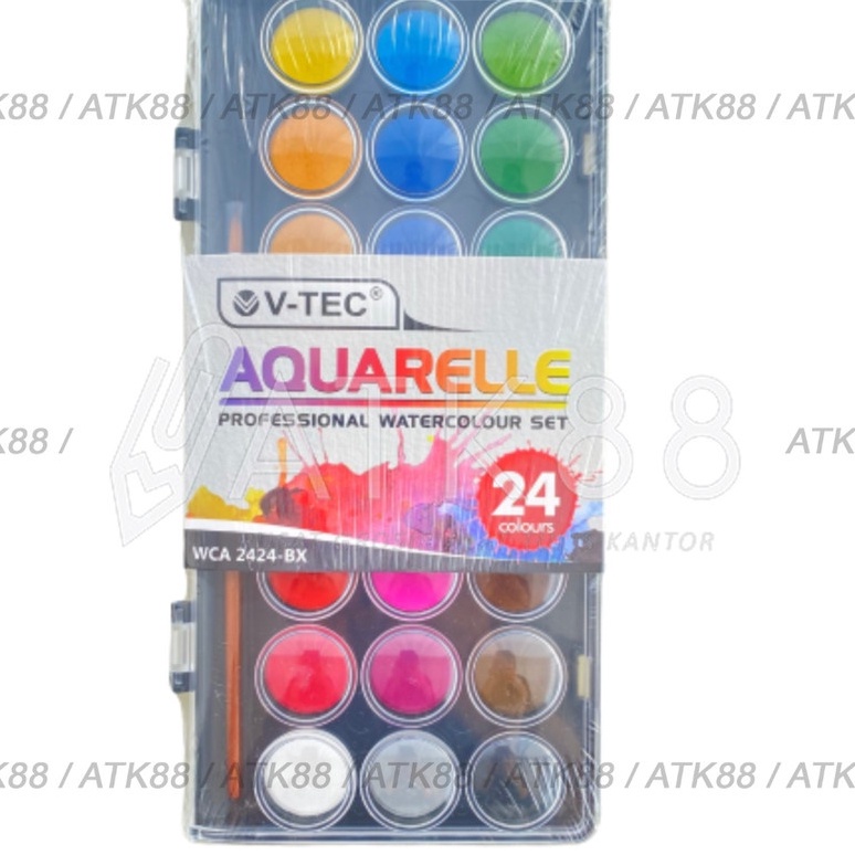

(X44❣) V-Tec Aquarelle Cat Air Watercolour Cake 24.!!