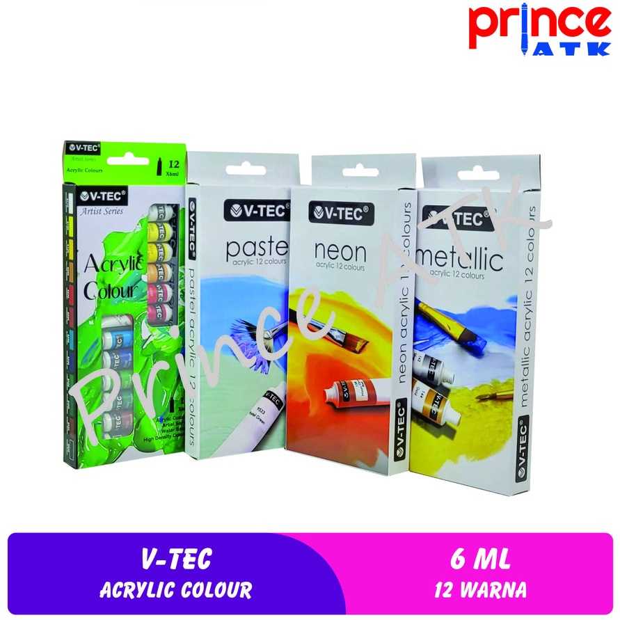 

[N20✮] V-TEC ACRYLIC COLOUR / CAT AKRILIK V-TEC 6 ML 12 WARNA VT-612..!
