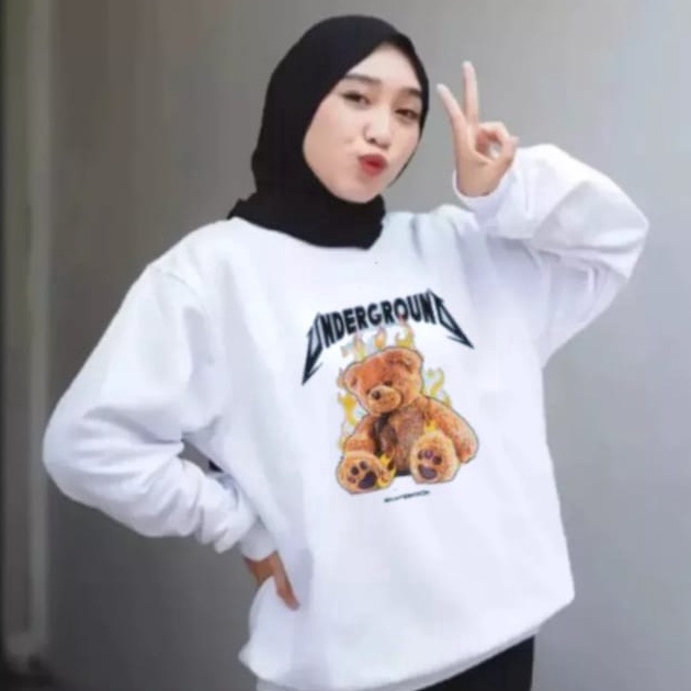 (X34✪> sweater boneka undergroun wanita dan pria dewasa terbaru㊚