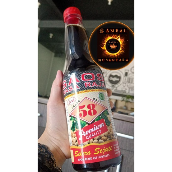 

saos raja rasa 58 / saus saos raja rasa 58 600 ml halal saos nasgor ❀wfhღ