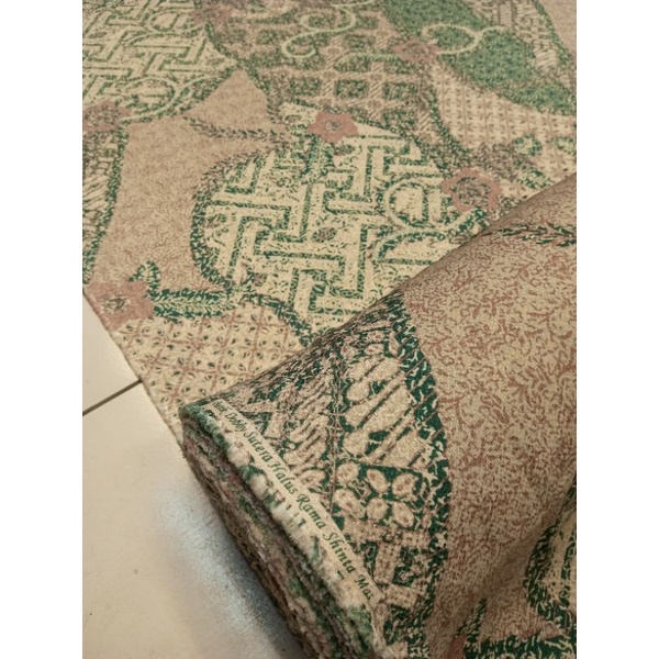 Kain Batik Dobby Sutera Halus Rama Shinta Mas 34434. Bahan Batik Silk Sutra Doby Dolby Dobi Dolbi Pe