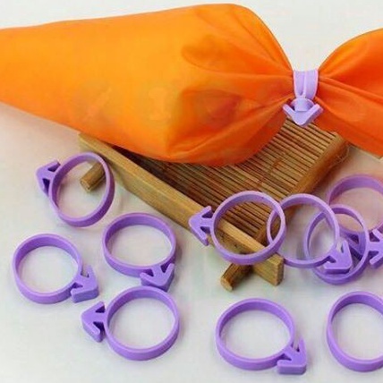 Piping Bag Tie / Pengikat piping bag / Karet piping bag 【dgh【