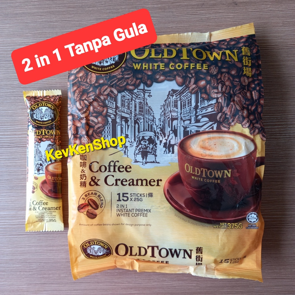 

Oldtown White Coffee Old Town Coffee And Creamer 2In1 Kopi 15 Sachet