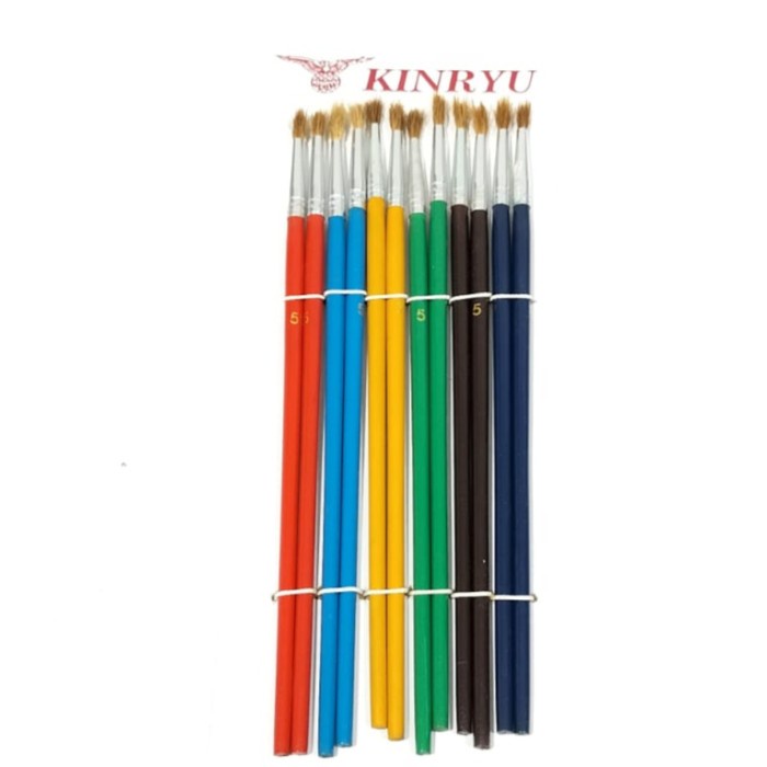 

Kuas Lukis Nomor 5 / Kuas Gambar Harga Per Lusin (E5157)