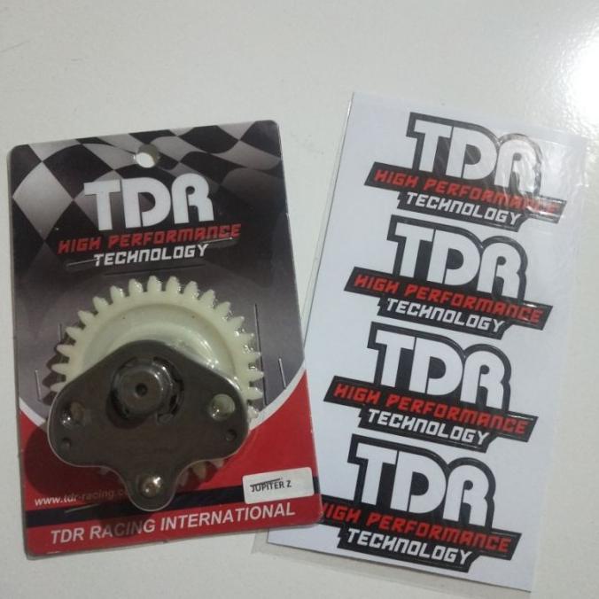 Pompa Oli Jupiter Z Tdr Forged Oil Pump Kit Free Stiker Tdr