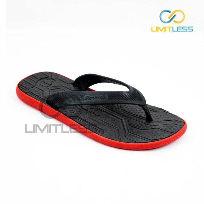 Original Limitless - Ogardo Sandal Cowok Jepit Karet Phylon Tahan Air
