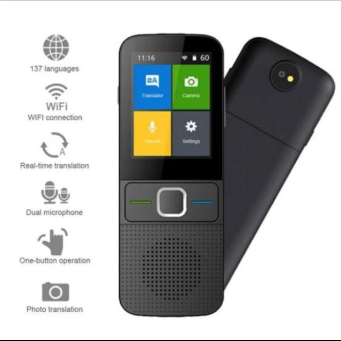 

137 Translator Penerjemah Bahasa Offline / Wifi Kamera Foto Translate