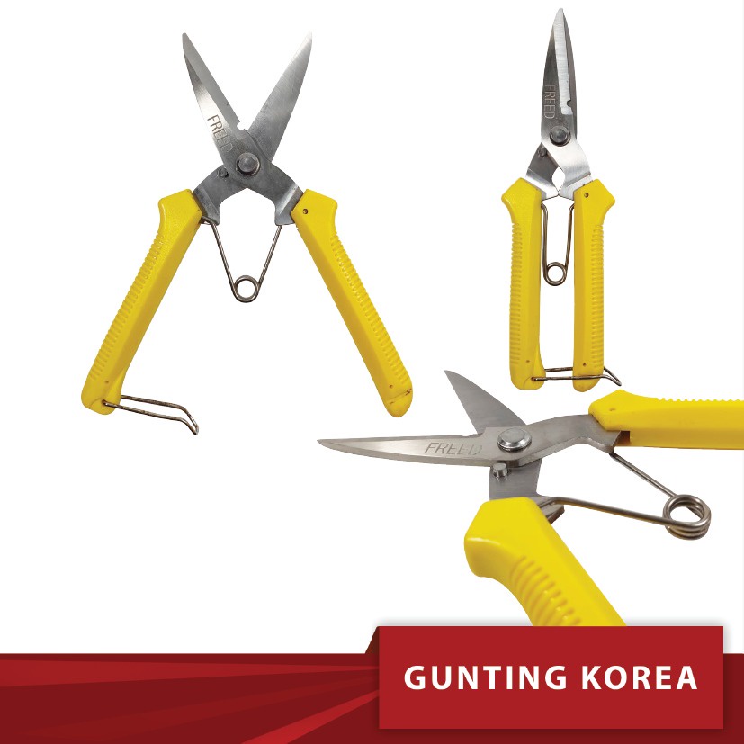 

Gunting Korea Lurus Hollo Gunting Seng-Kawat-Baja Ringan-Dahan Serbaguna Camel