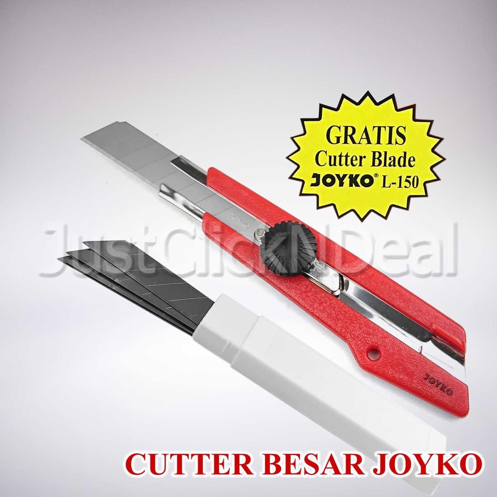 

Cutter Joyko L500 Besar Gratis 1 Tube Refill Mata Cutter L-150