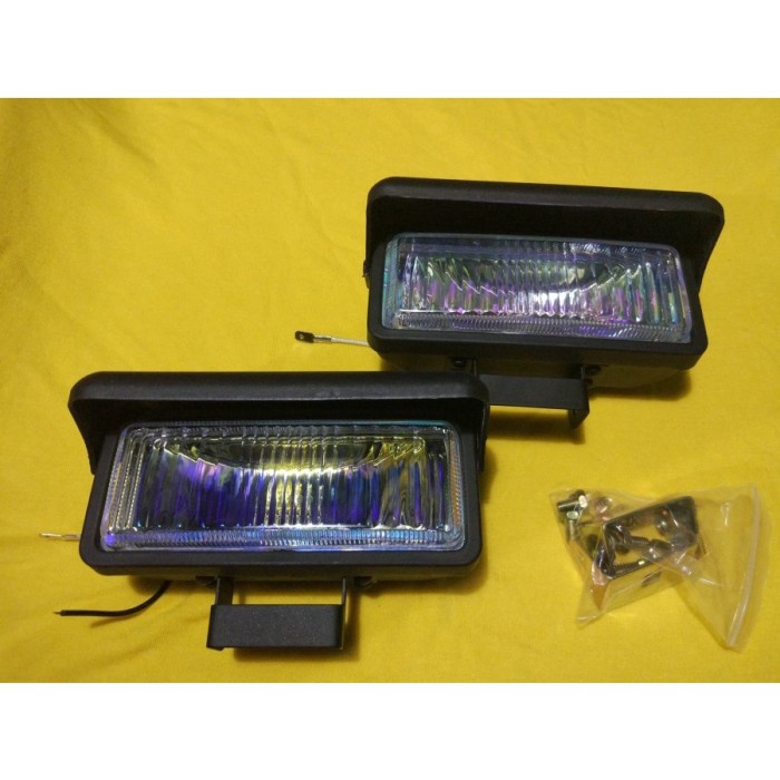 Lampu kabut sorot foglamp kotak topi universal untuk semua motor mobil ready