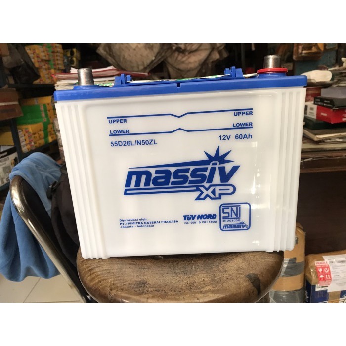 Accu / Aki Mobil Basah Massiv XP N50ZL 12v 60Ah star