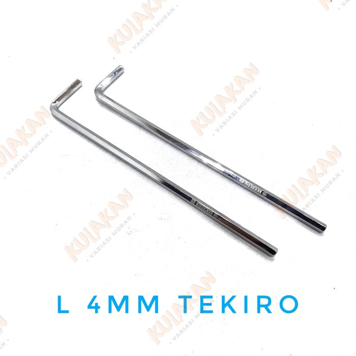 Tekiro Kunci L Satuan 3mm 4mm 5mm 6mm Hex Key Long L 4 5 6 Ecer Tekiro termurah