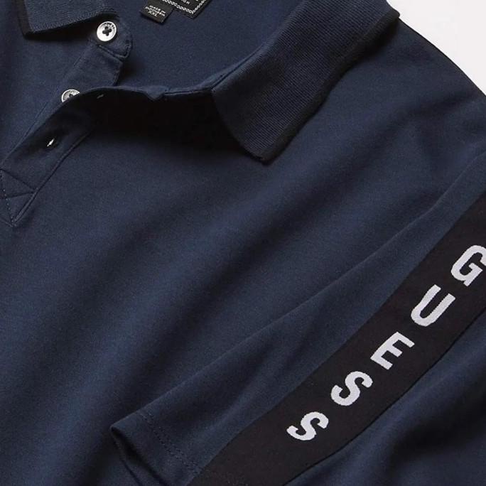 Kaos Polo Guess Pique Tape / Kaos Polo Original Pria / Tshirt Pria