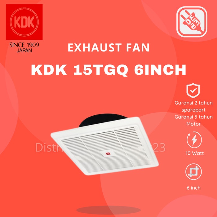 Kdk Ceiling Exhaust Fan / Exhaust Fan Plafon 6 Inch 15Tgq