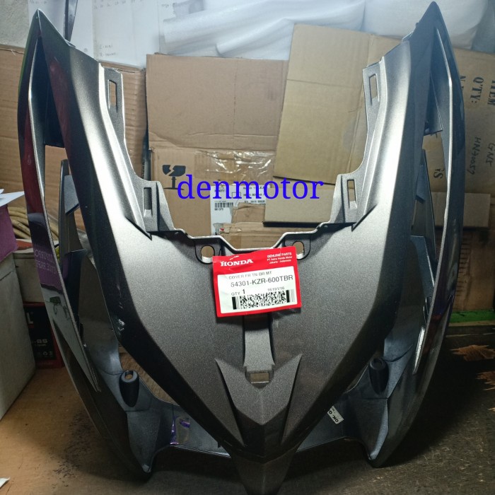 Tameng Besar Vario 125 Helm In Abu Abu Cokelat Ori 64301-Kzr-600Tbr