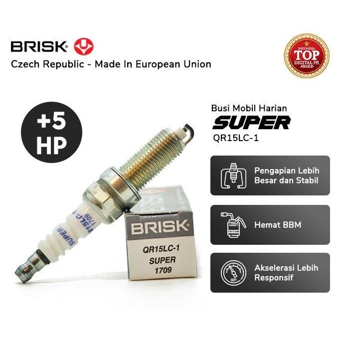 Busi Suzuki New Ertiga Ignis Jamin Asli Brisk Super Qr15Lc-1 Kode It067