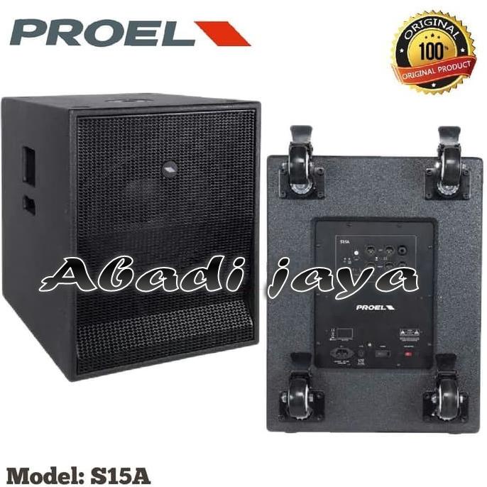 Subwoofer Aktif Proel S 15 A Original Active S15A 15inch 1pcs