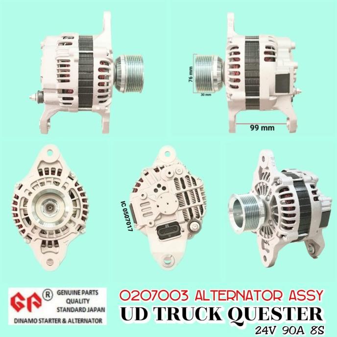 Dinamo Alternator GP UD Truck Quester