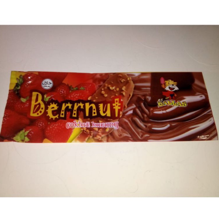 

DWJZ9587 Bungkus Kemasan Plastik Es Krim Es Loli / Es Stik Lapis Berrnut