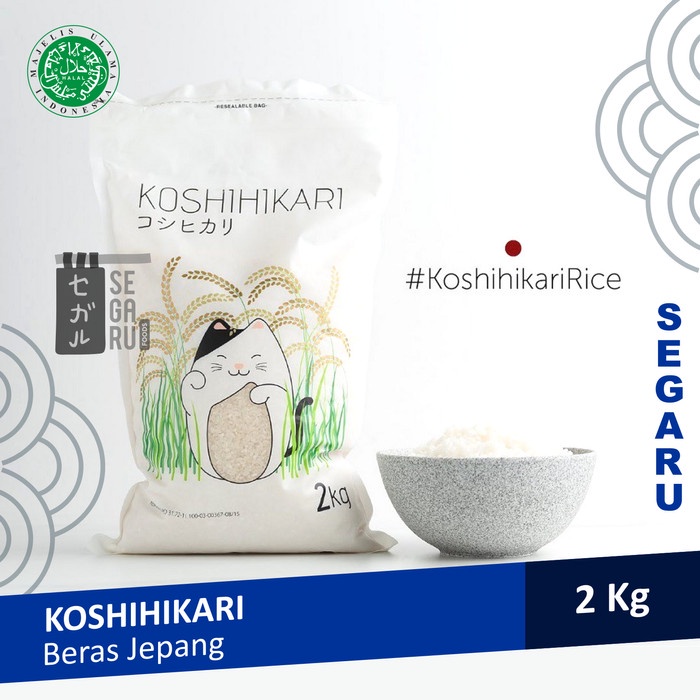 

Koshihikari Beras Jepang Japanese Rice Beras Sushi Rice Halal