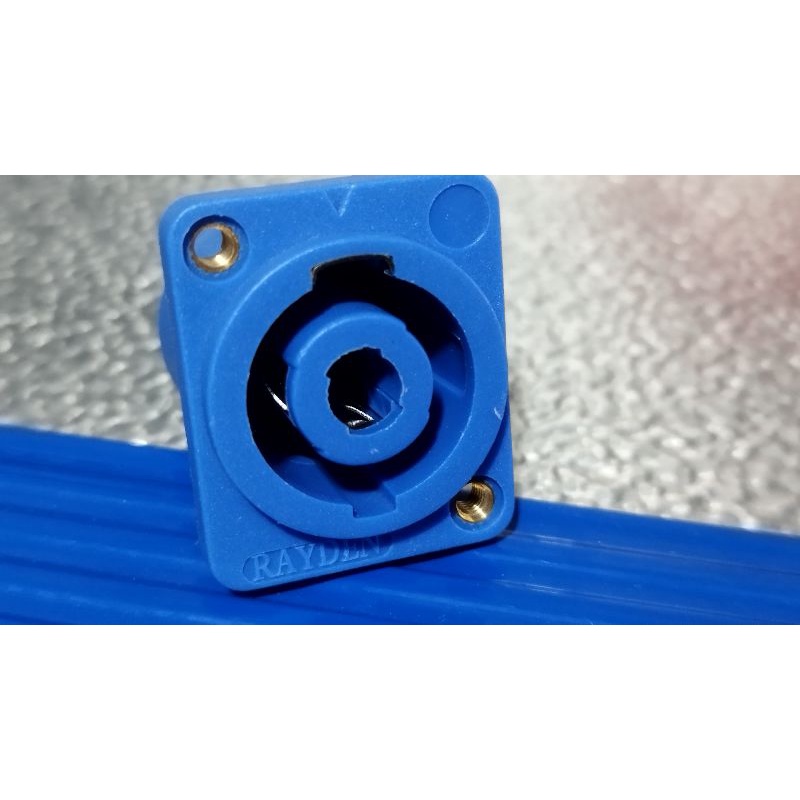 Soket speaker box speaker biru - RAYDEN component