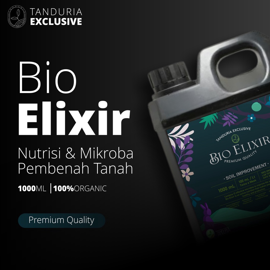 NHYH9188  TANDURIA - Bio Elixir 1 LITER Pupuk Organik Cair Kompos Cair Compost Tea Nutrisi Tanaman H