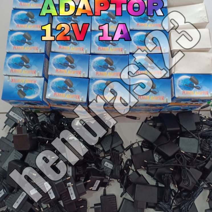 VRMK9155  ADAPTOR 12V 1A / ADAPTOR LAMPU / ADAPTOR KIPAS / JACK 5.5 MM / ADAPTOR CCTV / ADAPTOR 1A 2