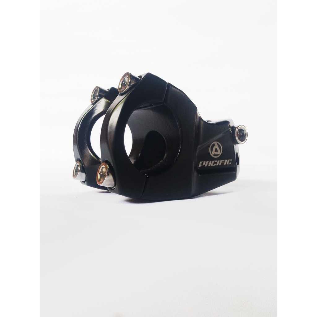 Stem Sepeda Polygon MTB Oversize 31.8mm D204 Warna Hitam Stem Pacific