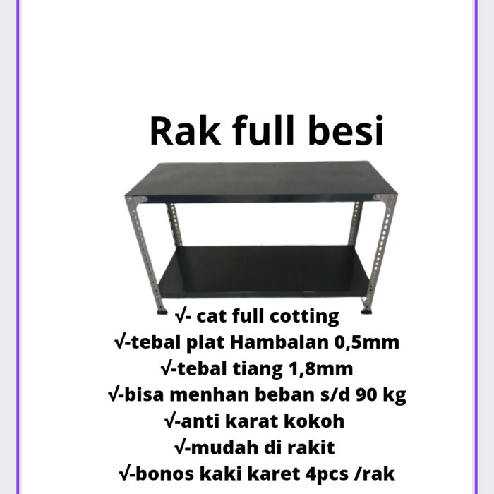 Terlaris Meja Kompor/Rak Dapur/Rak Aquarium/ Rak Besi/ Rak Gudang/Rak 2 Susun