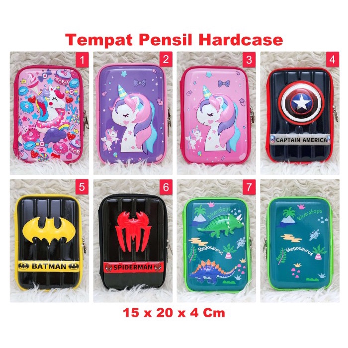 

HARDCASE BOXES KOTAK TEMPAT PENSIL KARAKTER ANAK IMPORT