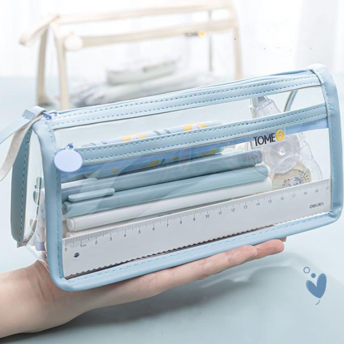

KOTAK PENSIL ANAK PEREMPUAN KOREAN STYLE,TPU KOTAK PENSIL BENING