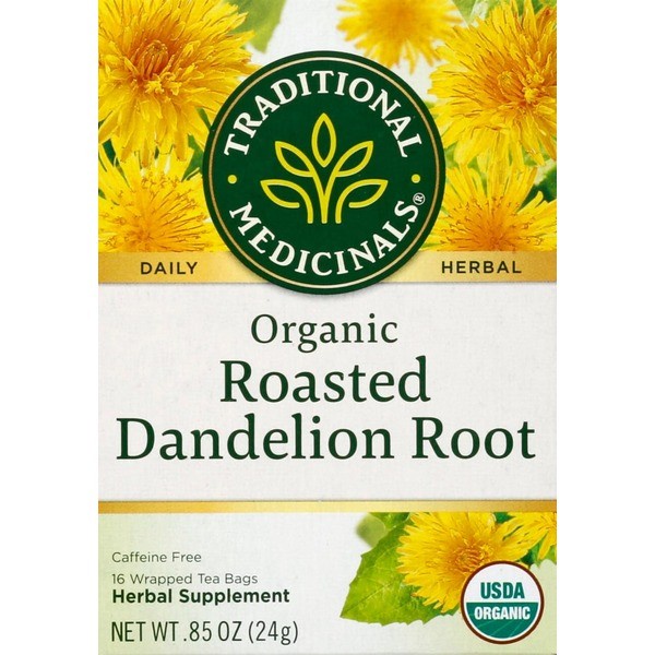 

Traditional Medicinals Organic Roasted Dandelion Root Tea Liver Detox