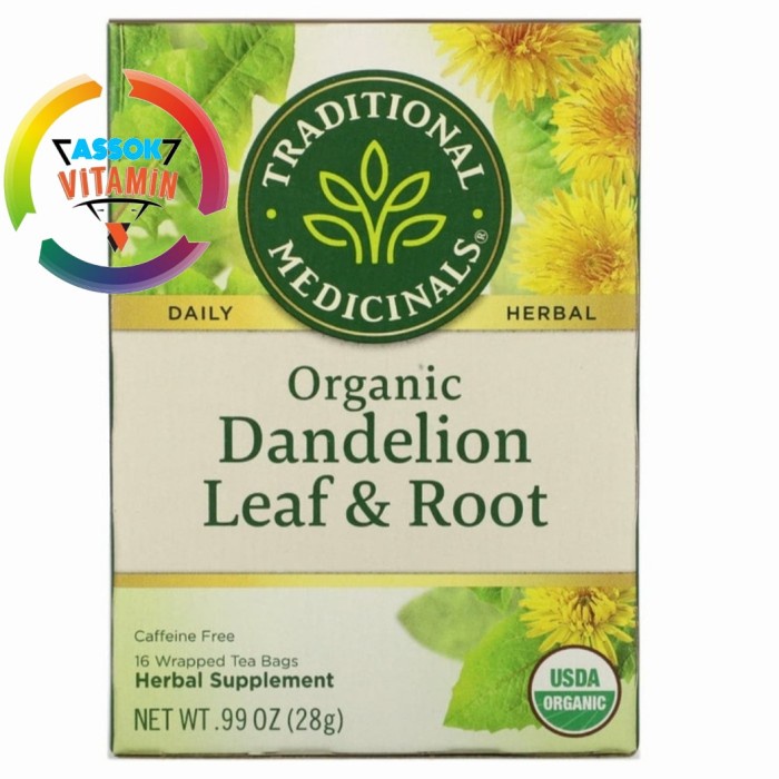 

Traditional Medicinals Organic Dandelion Leaf & Root Tea / Herbal Tea