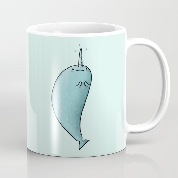 Mug Kopi Narwhal Bahagia