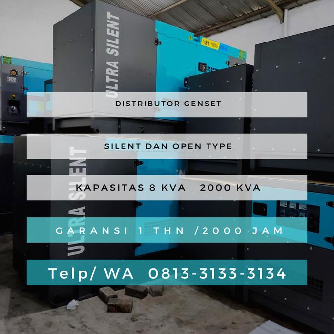 Genset Diesel 200 kVA 100 kVA Stamford - Genset Silent 200 kVA