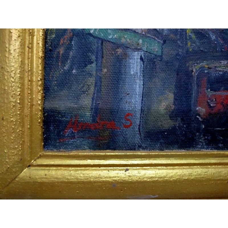 lukisan kuno kota tua