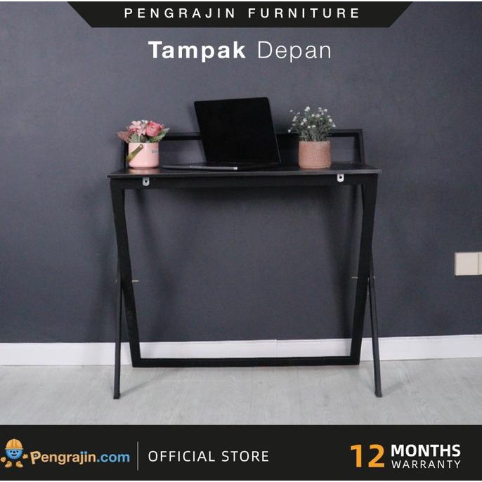 Craftsman Meja Belajar Dan Kerja Lipat Minimalis Edition | Msb05 Afgharumart