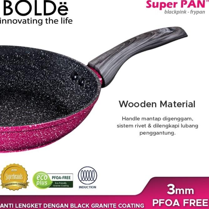 Wajan Bolde Fry Pan 22 Cm Blackpink Anti Lengket