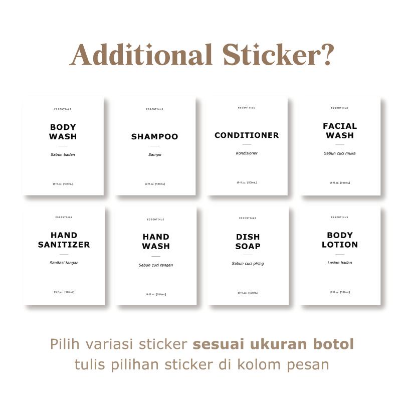 

Sticker Botol Sabun