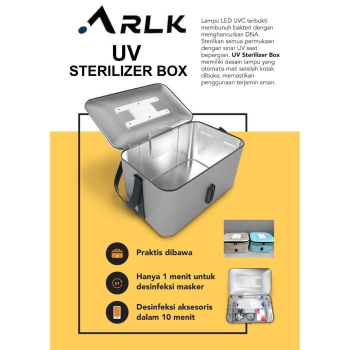 ALAT UV STERILIZER BOX DESINFECTAN DESINFEKTAN LAMPU ULTRA VIOLET BAG