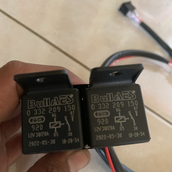 Set Kabel Relay D2 Laser Bullaes Duromoto Vinyx