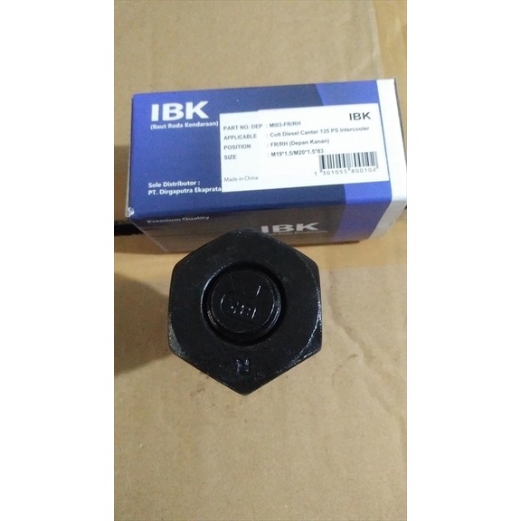 Baut Roda Hub Bolt Truk Canter PS110 PS125 Depan Kanan IBK terbaik