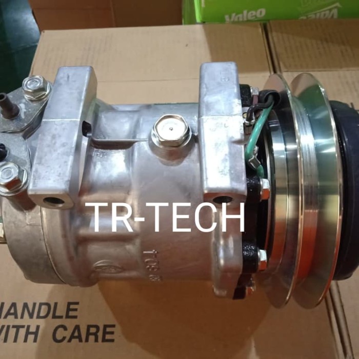 compressor Sanden asli original komatsu 7H13 7360 star