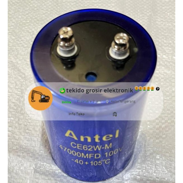 Elco 47000Uf/100V Antel / Elco 47000/100 Antel Murah