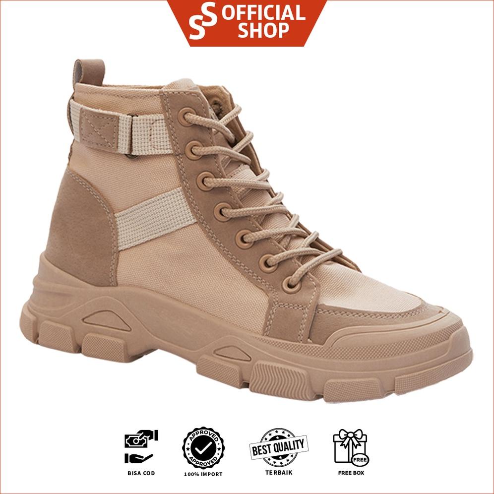 [ORIGINAL BER-HOLOGRAM] SNEAKYSHOES LIZZA SEPATU SNEAKERS BOOTS WANITA IMPORT D01
