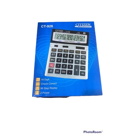 

Kalkulator Citizen Besar Ct 926 16 Digit - Kalkulator Dagang Warung Besar / Kalkulator Grosir