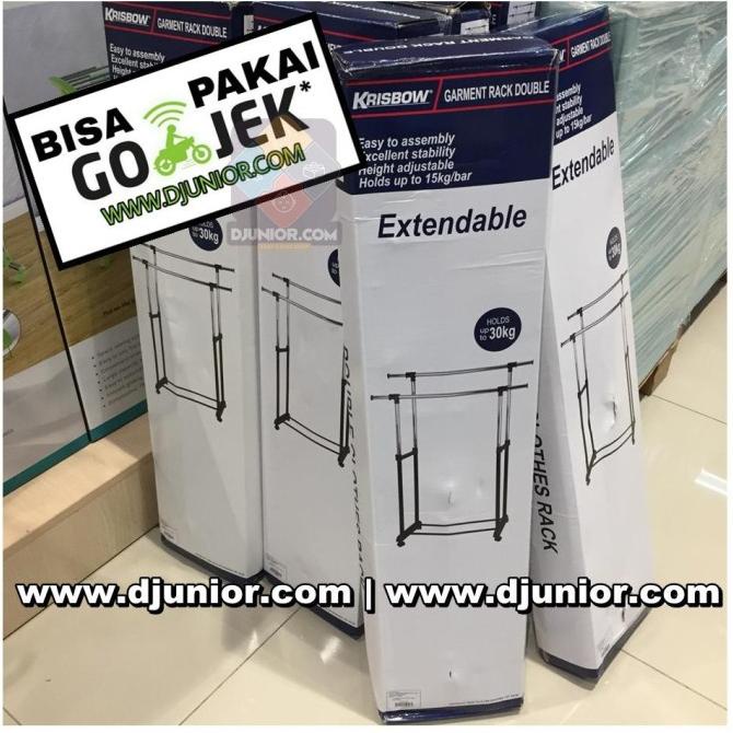 Ace Krisbow - Garment Rack Double / Gantungan / Jemuran Gawang Baju Initokobaru_