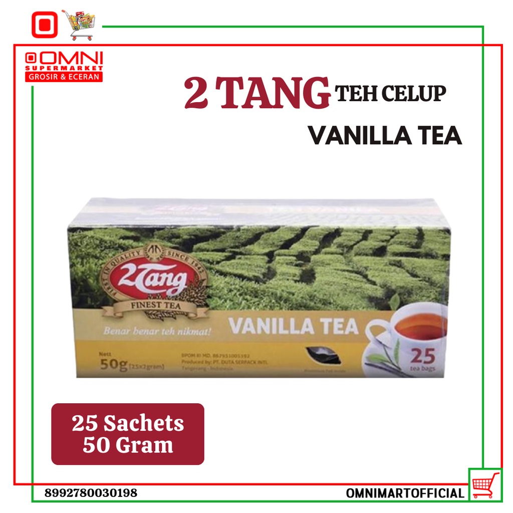 

TEH 2 TANGVANILA TEA CELUP BUBUK 25 SACHETS