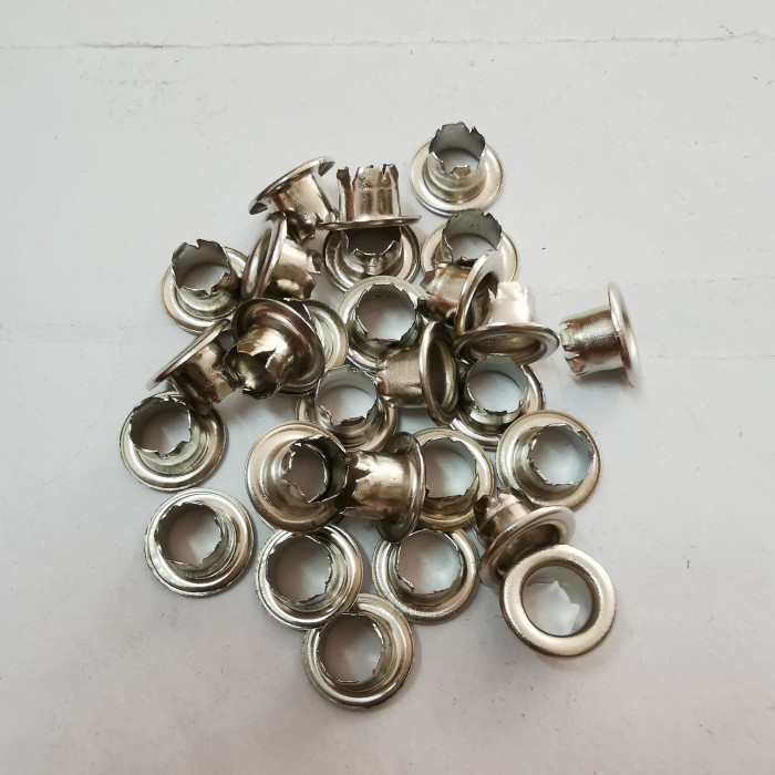 

mata ayam /mata eyelet 6mm/ma-450 nikel/5000pcs