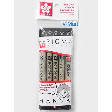 

Promo Sakura Pigma Micron Manga Drawing Set